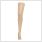 dunimed premium comfort compression stockings groin length open toe