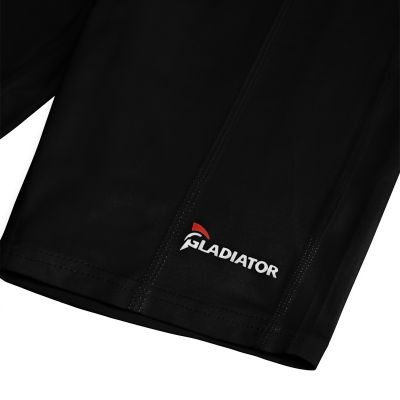gladiator sports package compression short and shirt womens short in black detail photo