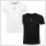 gladiator sports compression shirt for men in black and white front view