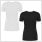 gladiator sports compression shirt for women in black and white back view