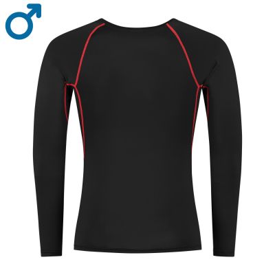 gladiator sports longsleeve compression top for men back