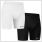 gladiator sports mens compression shorts in black and white 