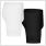 gladiator sports mens compression shorts in black and white side