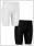 gladiator sports womens compression shorts in black and white for sale