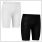 gladiator sports womens compression shorts in black and white