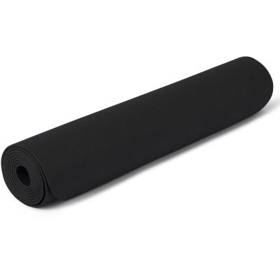 gladiator sports yoga mat black rolled