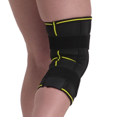 novamed lightweight hinged knee support back side