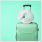 novamed travel pillow on suitcase