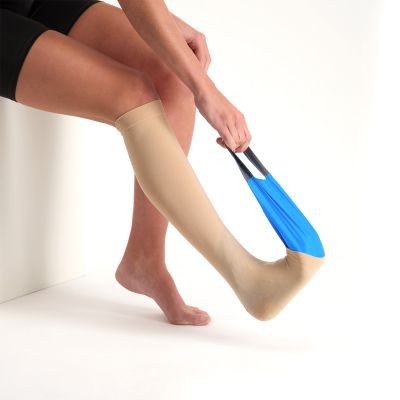 aid for stockings and compression tubes