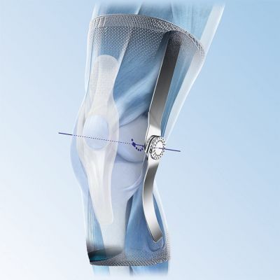 Eigenschappen Bauerfeind SofTec Genu Kniebrace met instelbare scharnieren