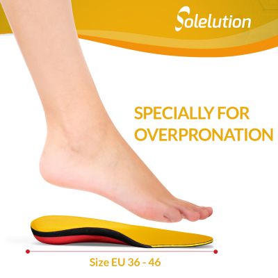 Solelution overpronation insoles USP