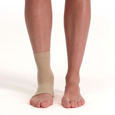 solelution ankle gel sock front view