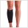 super ortho calf support black front view
