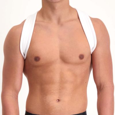 super ortho posture corrector clavicle brace back straightener front view
