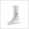 bonnysilver diabetic silver socks in white single sock