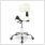 seat explanation of the white saddle stool with backrest