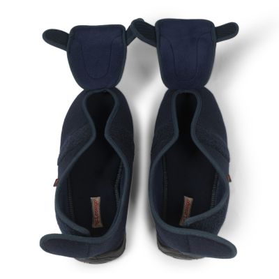 dunimed lesvago bandage shoes fleece pictured from above and opened