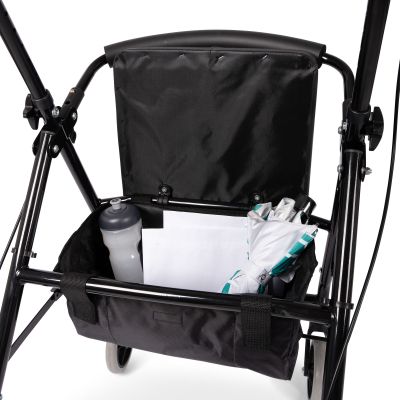 dunimed lightweight rollator foldable black adjustability