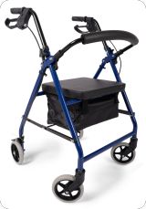 dunimed premium lightweight rollator (foldable)