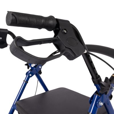 dunimed premium lightweight rollator (foldable) storage compartment