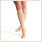 dunimed premium comfort compression stockings short closed toe black