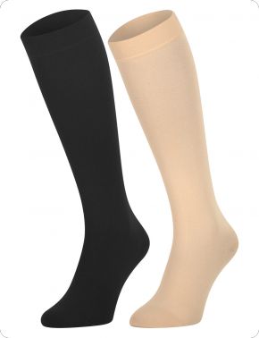 dunimed premium comfort compression stockings short closed toe black and Beige for sale