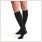 dunimed premium comfort compression stockings short closed toe black
