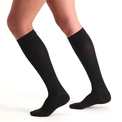 dunimed premium comfort compression stockings short closed toe Beige