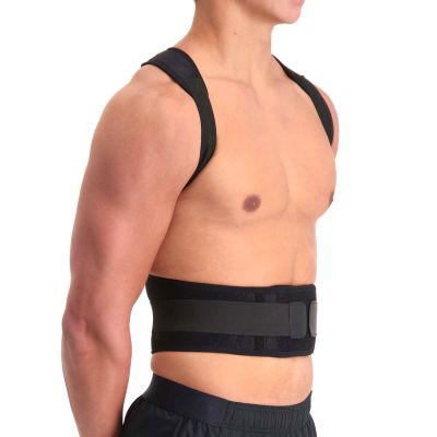 dunimed premium posture corrector worn side view