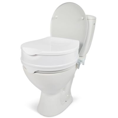 dunimed raised toilet seat closed lid
