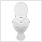 dunimed raised toilet seat front view