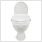 dunimed raised toilet seat front view closed lid