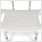 dunimed shower chair with backrest front view
