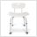 dunimed shower chair with backrest side view