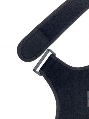 dunimed ventilating posture corrector in black untied