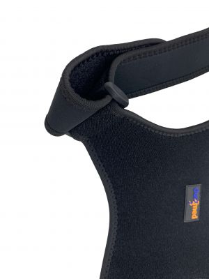 dunimed ventilating posture corrector in black buckle pictured