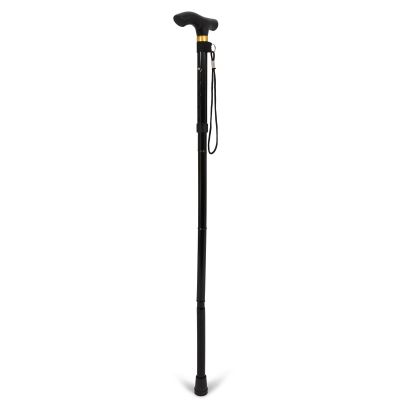 dunimed walking stick wooden handle foldable zoomed out