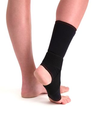 gladiator sports premium ankle support pictured from the back