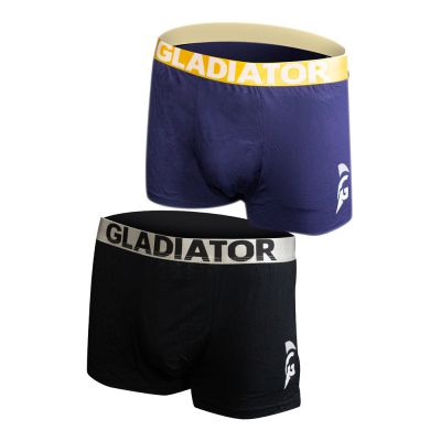 gladiator sports bamboo boxers 2 pack blue black