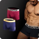gladiator sports bamboo boxers 2 pack blue purple for sale