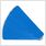 gladiator sports kinesiology strips dark blue folded