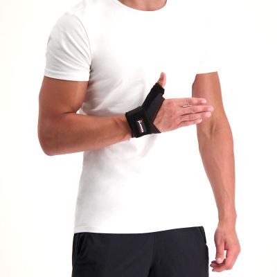 gladiator sports thumb wrist support worn