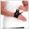 gladiator sports wrist support with thumb opening being put on