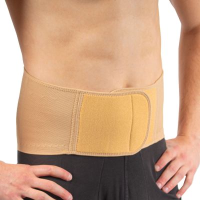Dunimed premium comfort back support in beige side view