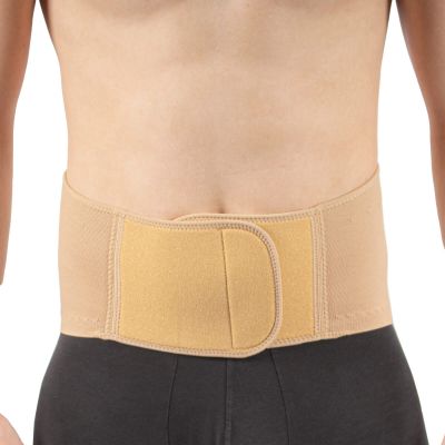 Dunimed premium comfort back support in beige zoomed in