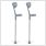adjustment knobs of the medidu premium elbow crutches