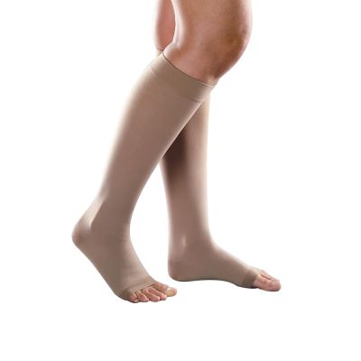 novamed compression stockings with open toe pressure class 3 right leg first