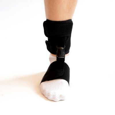 novamed foot drop support shoeless accessory front view