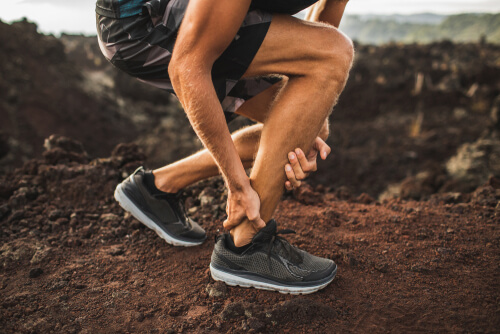 Achilles tendon pain during hiking