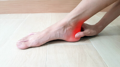 Achilles tendon pain hiking